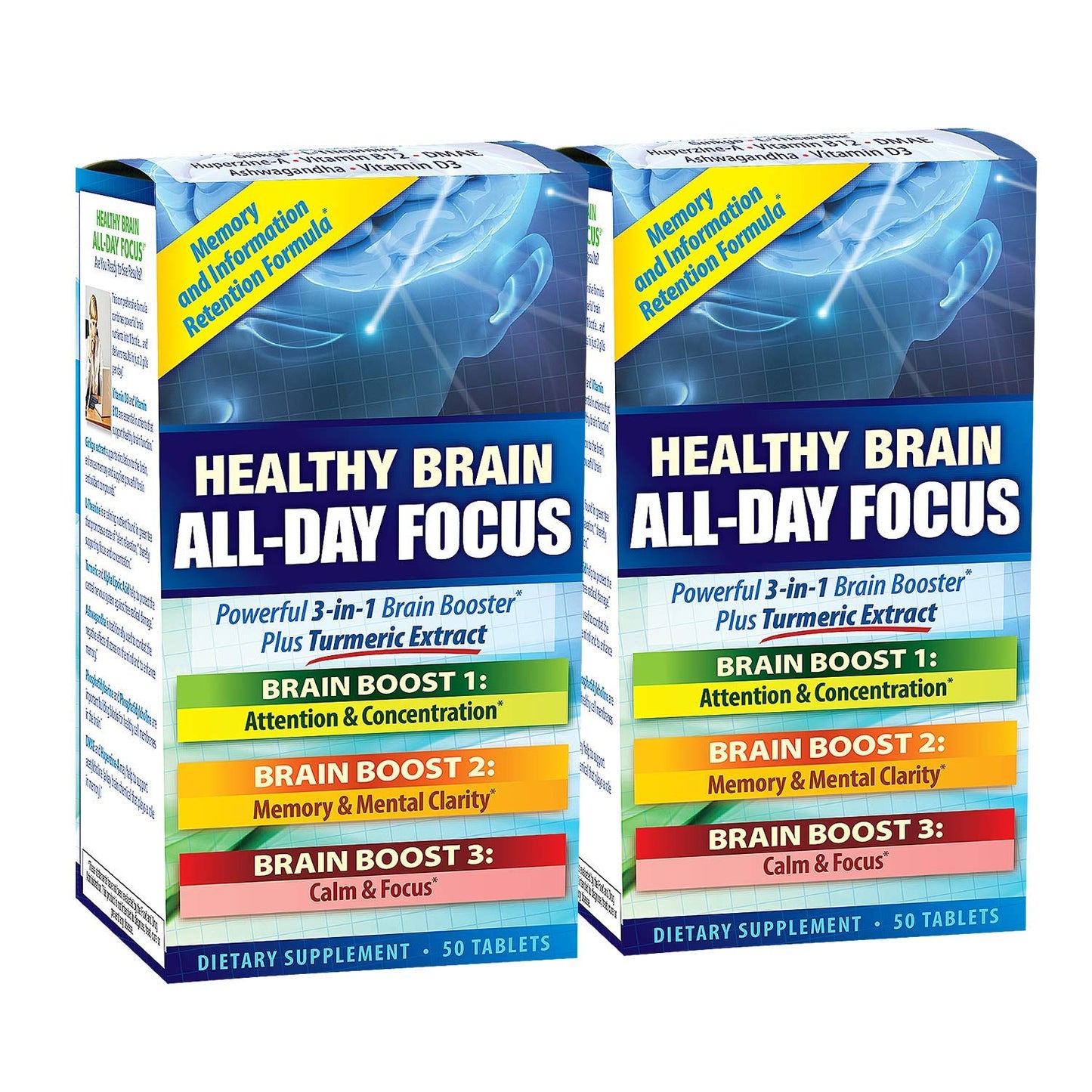 Applied Nutrition Healthy Brain All Day Focus Tablets