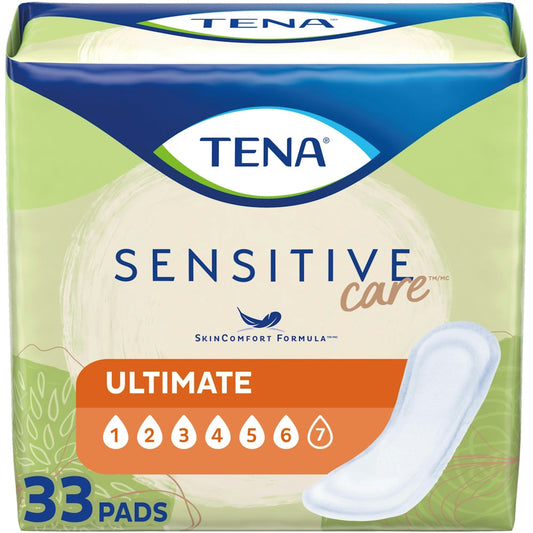 Tena Intimates Ultimate Absorbency Incontinence/Bladder Control Pad For Women, Regular Length
