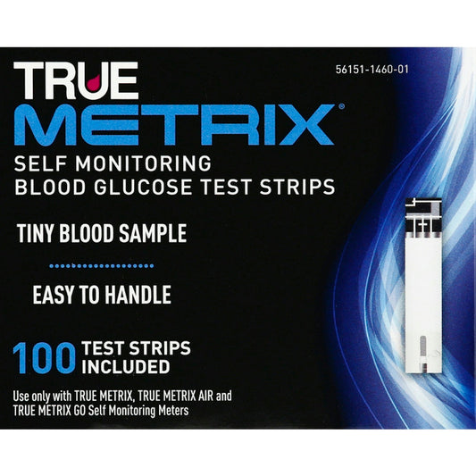 True Metrix Self Monitoring Blood Glucose Test Strips