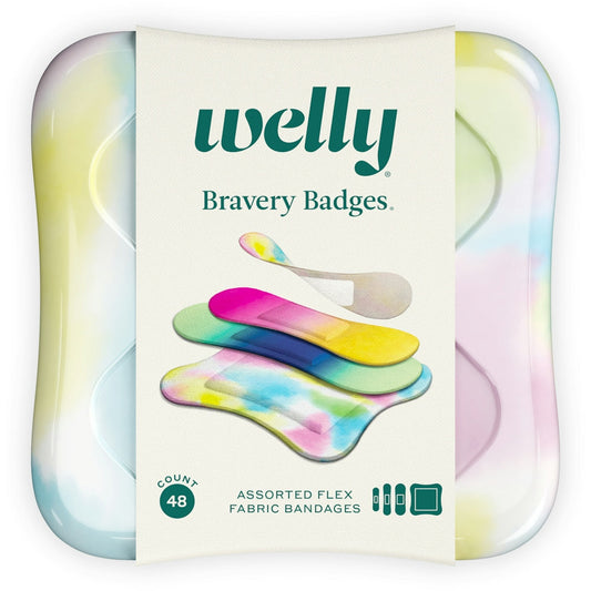 Welly Bravery Badges Assorted Colorwash Flex Fabric Bandages