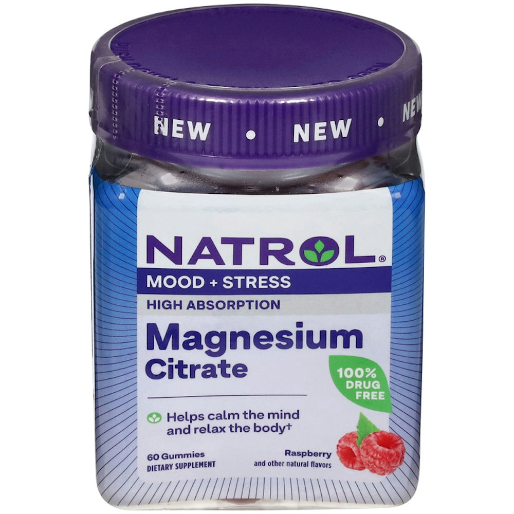 Natrol Mood + Stress Magnesium Citrate 330Mg