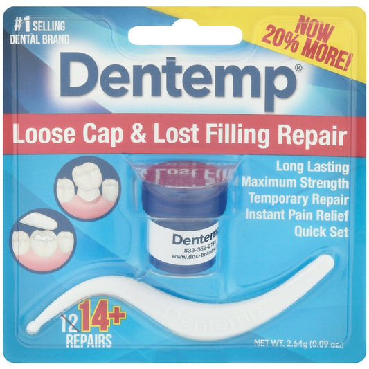 Dentemp Maximum Strength Loose Cap And Lost Filling Repair Set