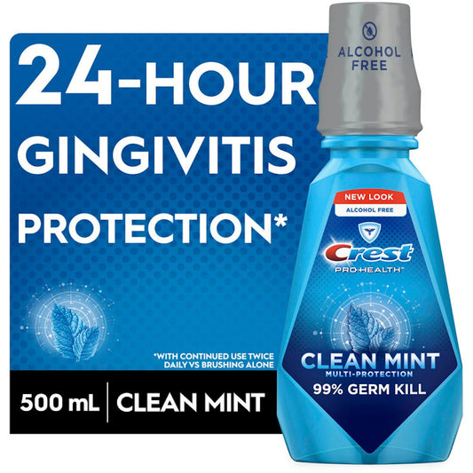 Crest Pro Health Multi Protection Clean Mint CPC Oral Rinse - 16.9 Fl Oz