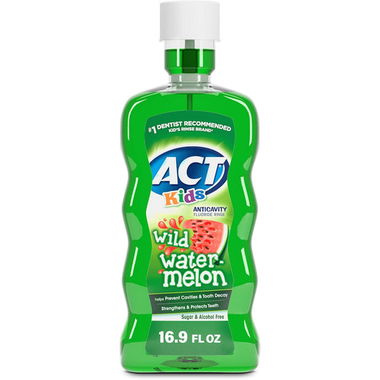 Act Kids Wild Watermelon Anticavity Fluoride Rinse - 16.9 Fl Oz