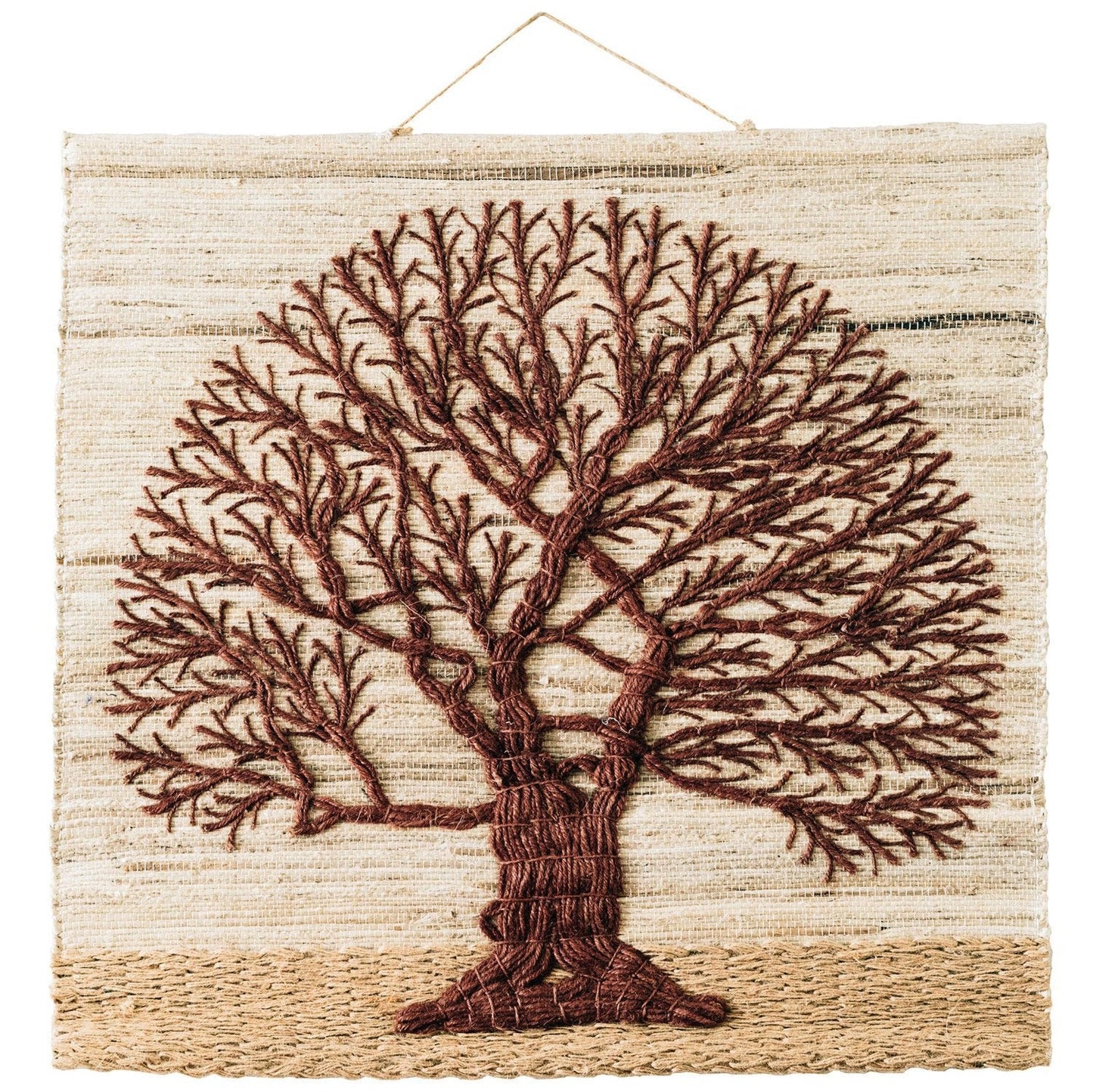 Jute Tree of Life Wall Hanging