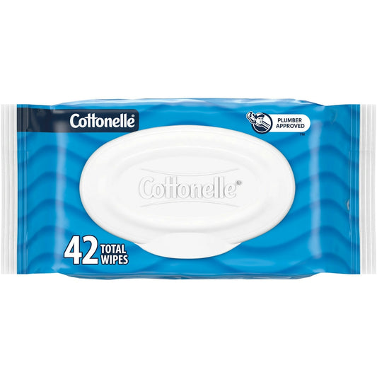 Cottonelle Fresh Care Flushable Wet Wipes Flip-Top Pack