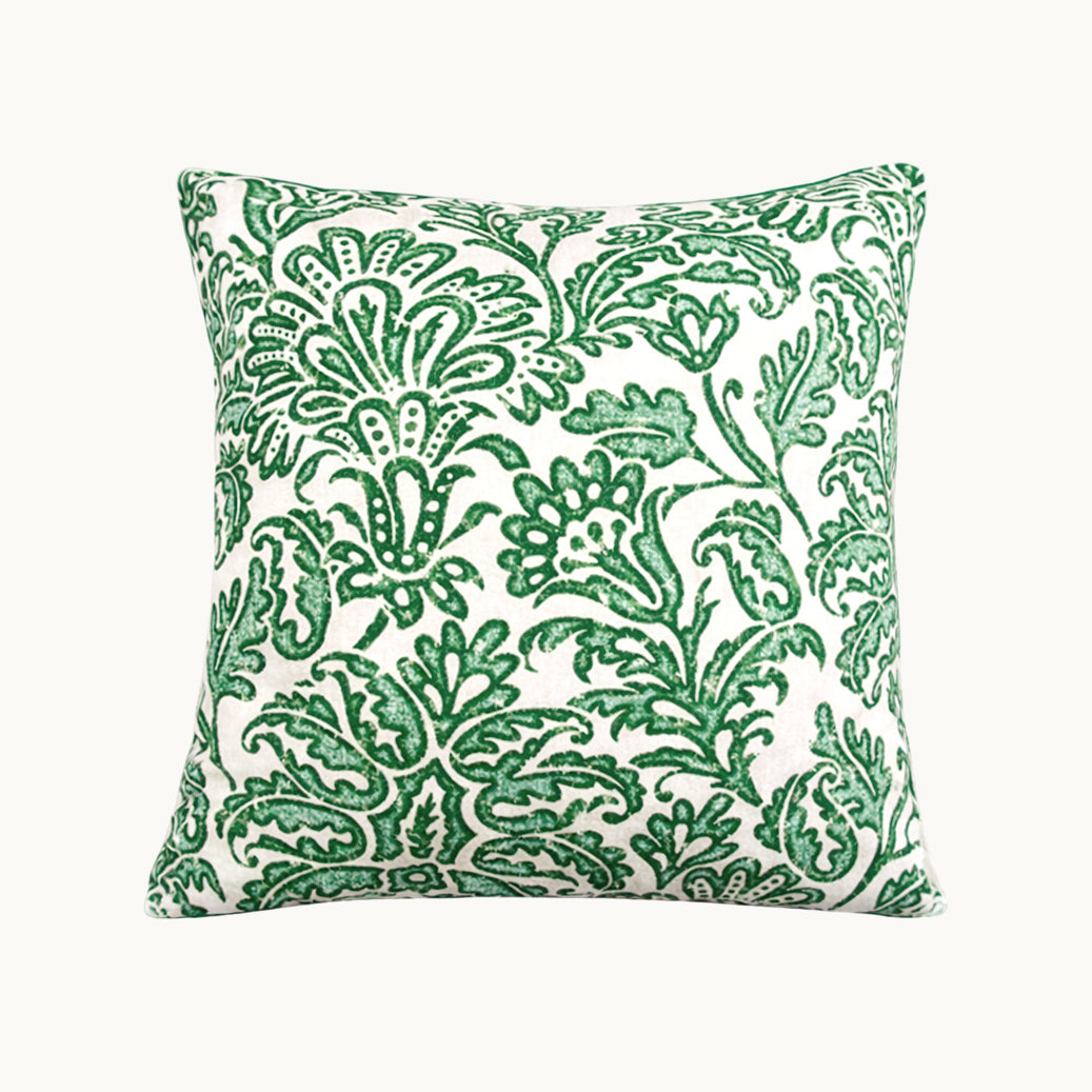 Naples green cushion pillow cover