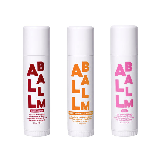 All Balm Stick Trio (Rose + Orange Blossom + Cherry)