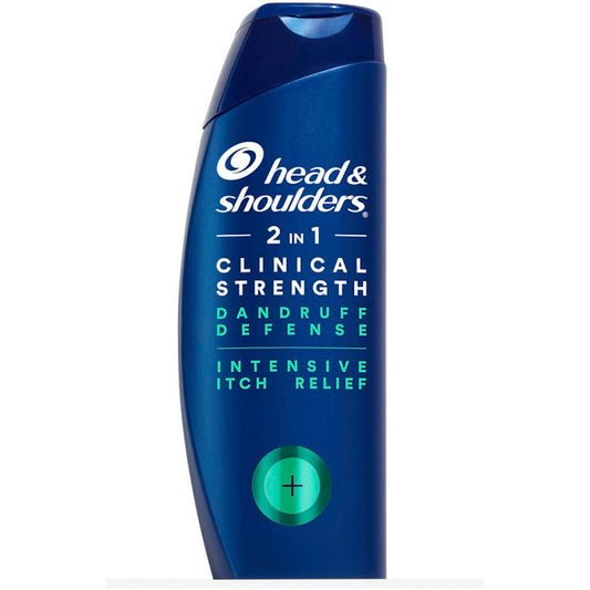 Head & Shoulders Clinical Strength Dandruff Defense Intensive Itch Relief Shampoo, 13.5 Fl Oz