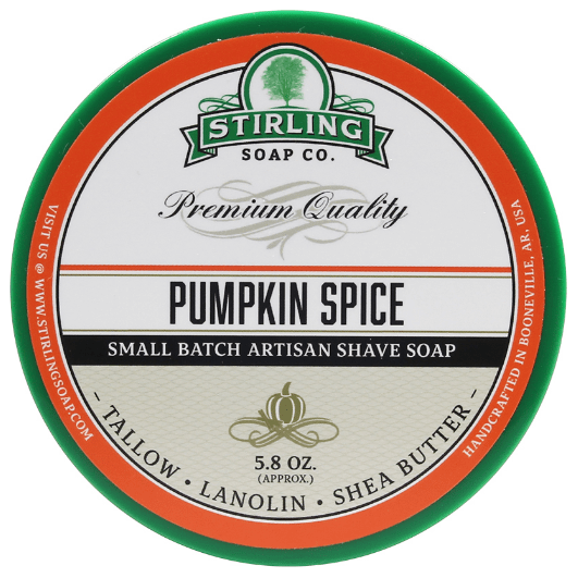 Stirling Soap Co. Pumpkin Spice Shaving Collection