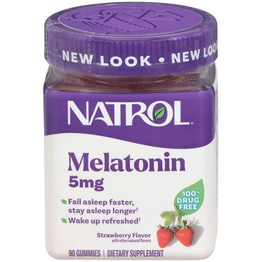 Natrol Melatonin 5 Mg Sleep Aid Gummies, Strawberry - Osadia Concept Store