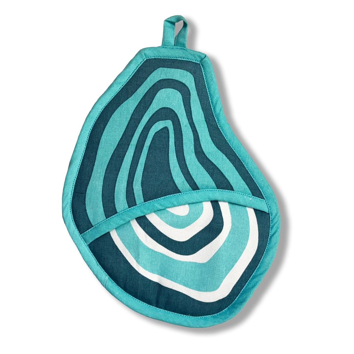 Oyster & Lemon Pot Holders Set of 2
