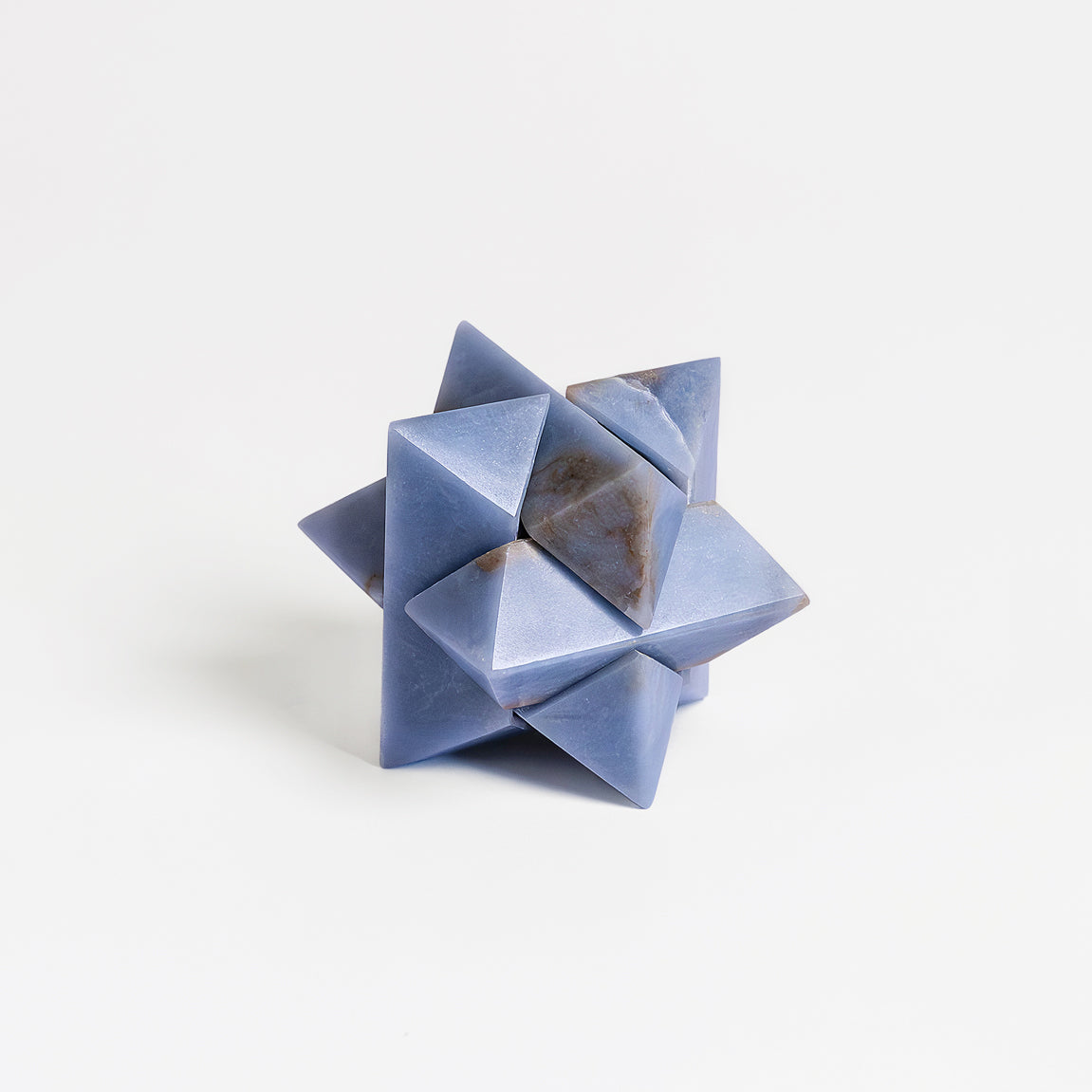 Burr  Star 3D gemstone puzzle Angelite