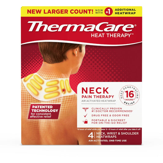ThermaCare Neck, Wrist & Shoulder Pain Relief Heatwraps