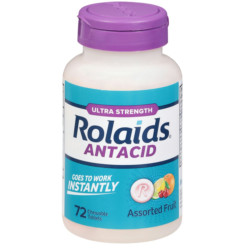 Rolaids Ultra Strength Antacid Chewable Tablets - Assorted Fruit