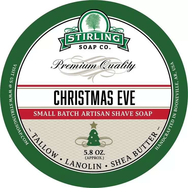 Stirling Soap Co. Christmas Eve Shaving Collection