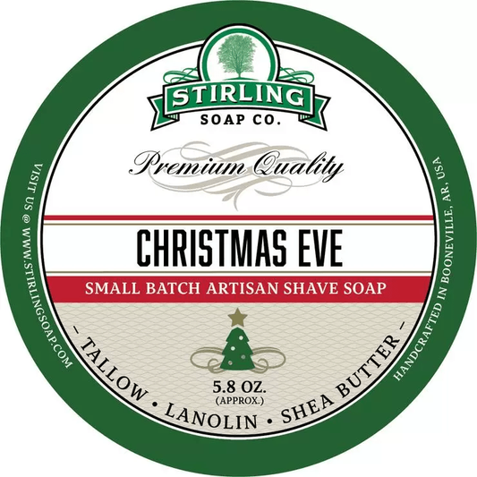 Stirling Soap Co. Christmas Eve Shaving Collection