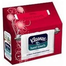 Kleenex Holiday Box Hand Towels, White 55 ea