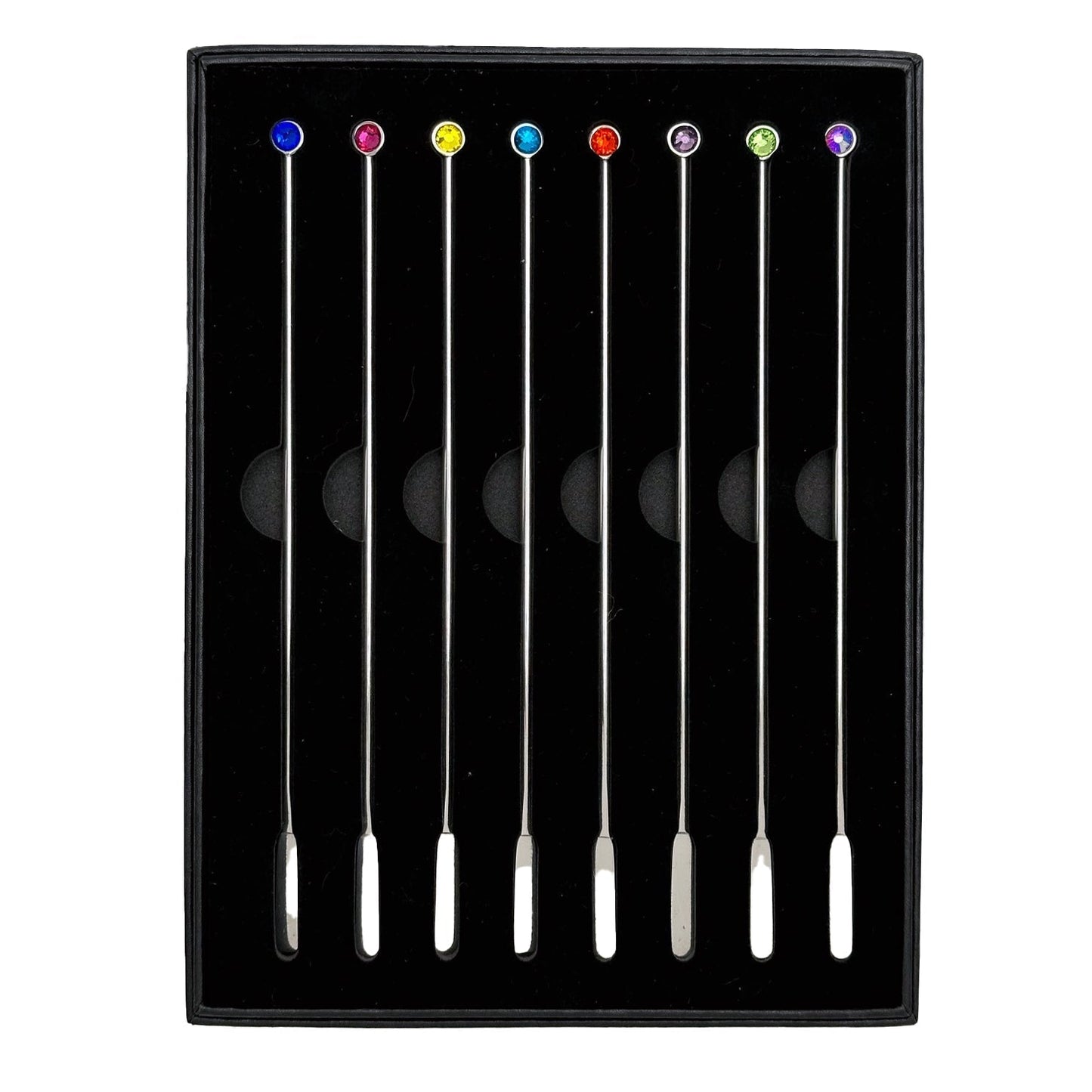 Bright Gem Crystal Cocktail Stir Sticks