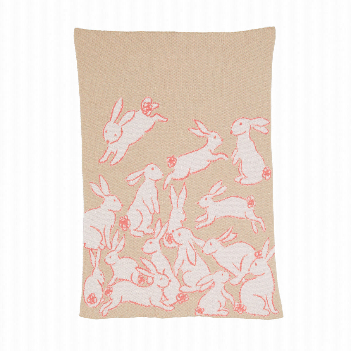 Baby Bunnies - Cotton Knit Blanket