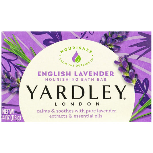Yardley London Naturally Moisturizing Bath Bar English Lavender