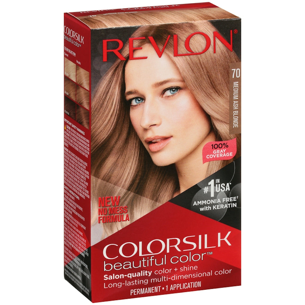 Revlon Permanent Hair Color, Medium Ash Blonde 70