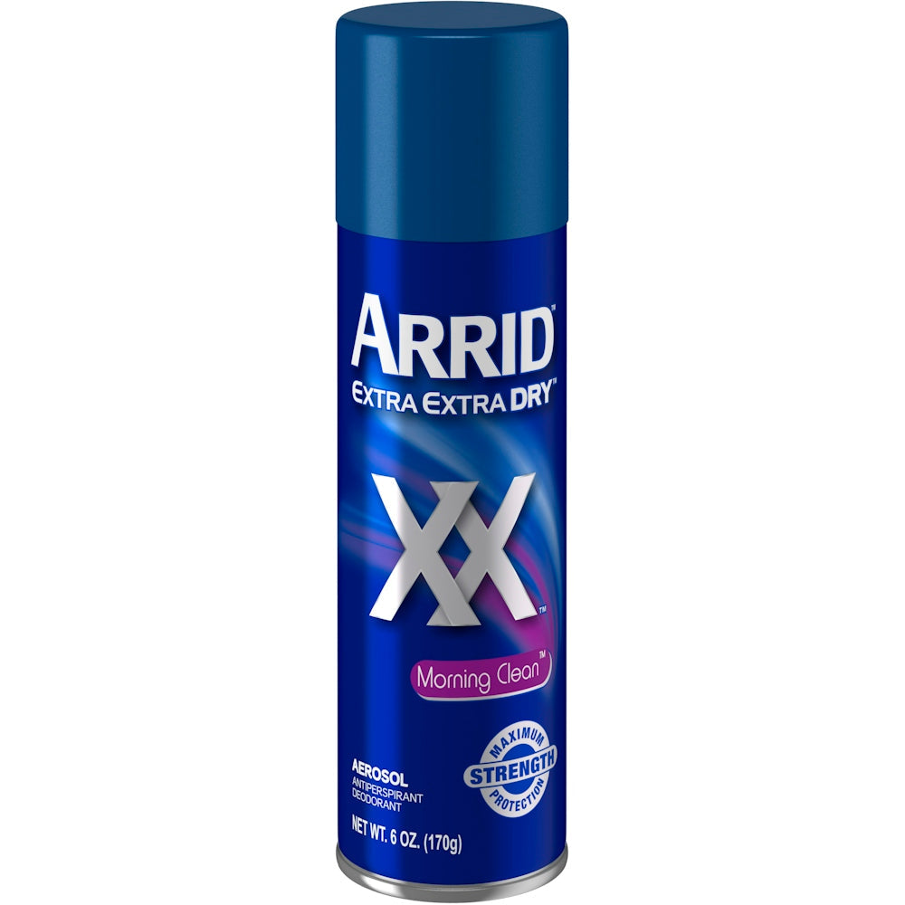 Arrid XX Extra Dry Antiperspirant Deodorant Morning Clean Aerosol 6oz