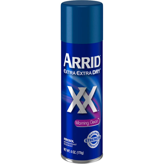 Arrid XX Extra Dry Antiperspirant Deodorant Morning Clean Aerosol 6oz