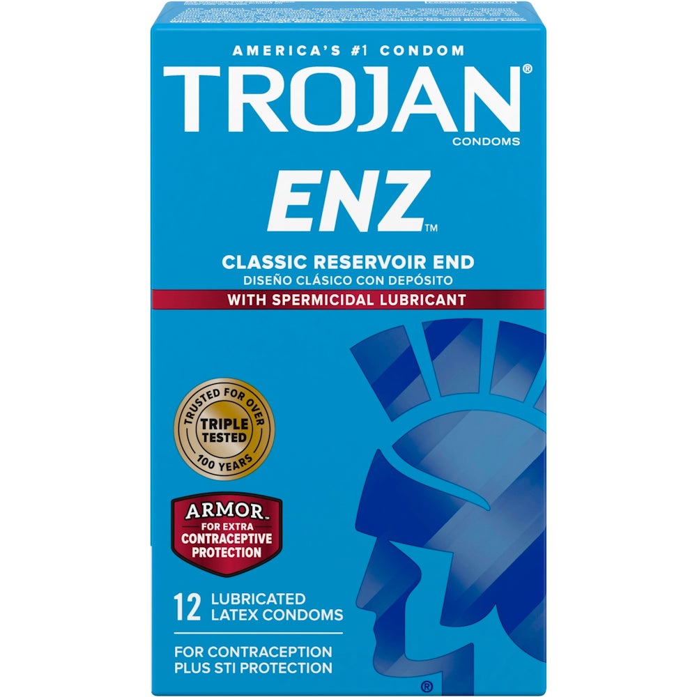 Trojan Spermicidal Lubricated Premium Latex Condoms