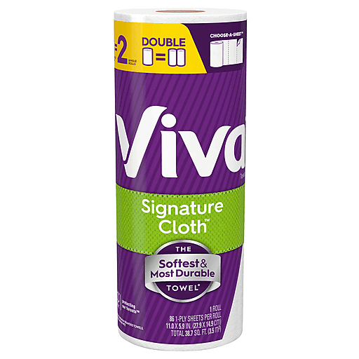 Viva Towel, Choose A Sheet, Double Roll, 1 Ply