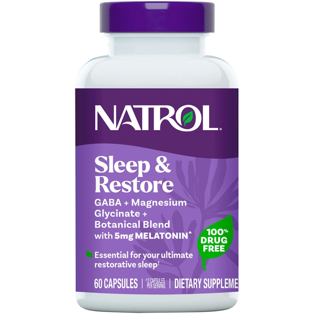Natrol Restore Melatonin Capsules - 60ct