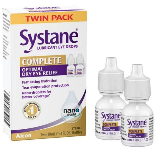 Systane Eye Drops, Lubricant, Complete, Twin Pack