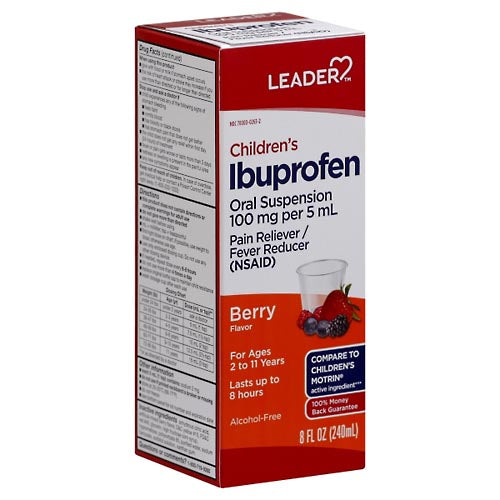 Leader Children's Ibuprofen Liquid Berry 8oz