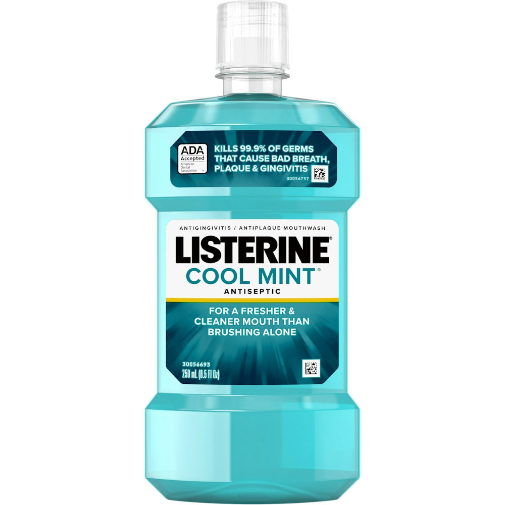 Listerine Mouthwash, Antiseptic, Cool Mint 8.5 Fl Oz