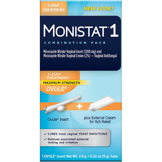 Monistat 1-Dose Yeast Infection Treatment Combination Pack