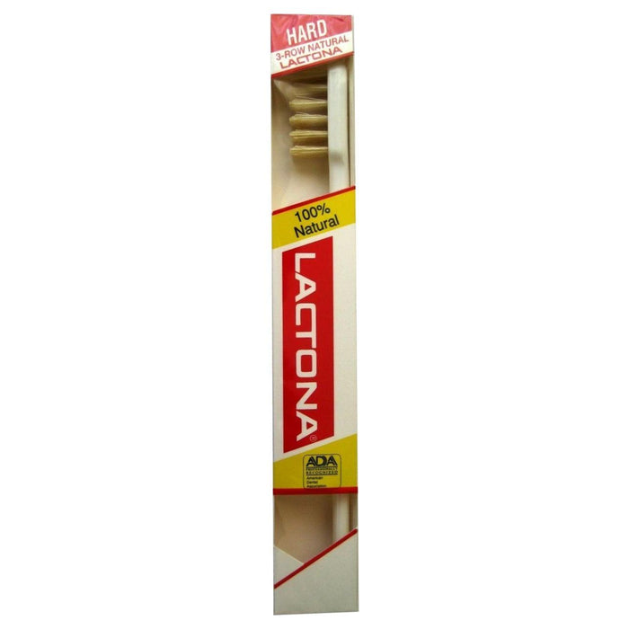 Lactona Natural Bristle Toothbrush Hard