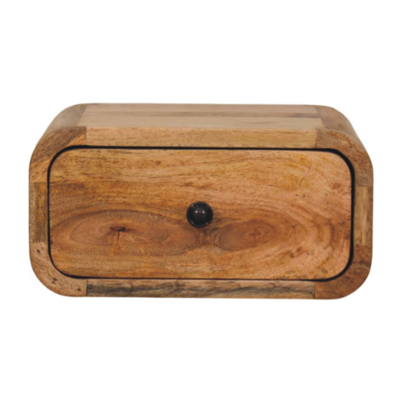 Avora Mini Wall-Mounted Oak-ish Nightstand