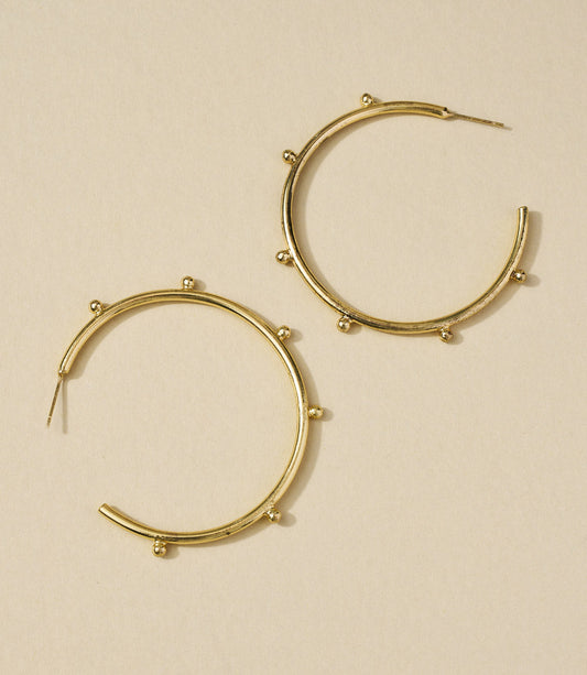Bhavani Dot Hoop Earrings - Osadia Concept Store