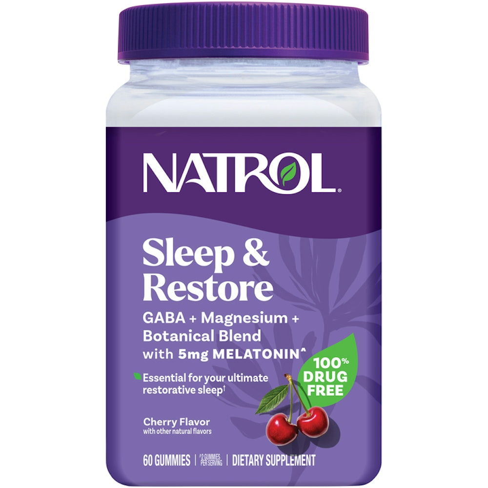 Natrol Gummies Cherry Flavor Sleep & Restore