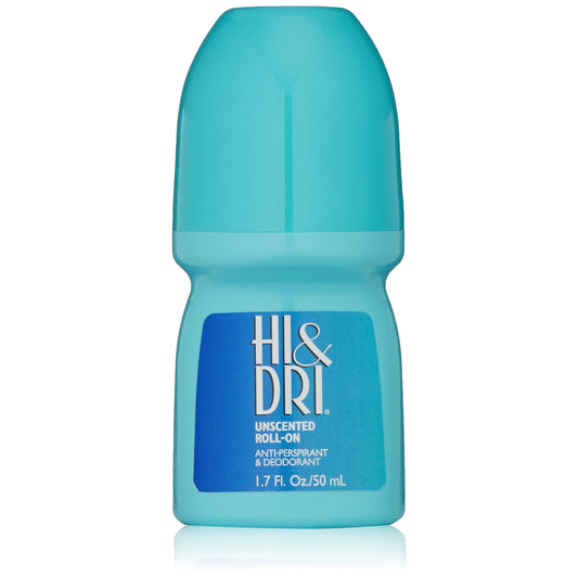 Hi & Dri Roll On Unscented