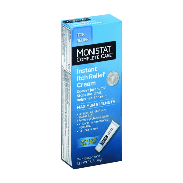 Monistat Complete Care Itch Relief Cream, Instant, Maximum Strength