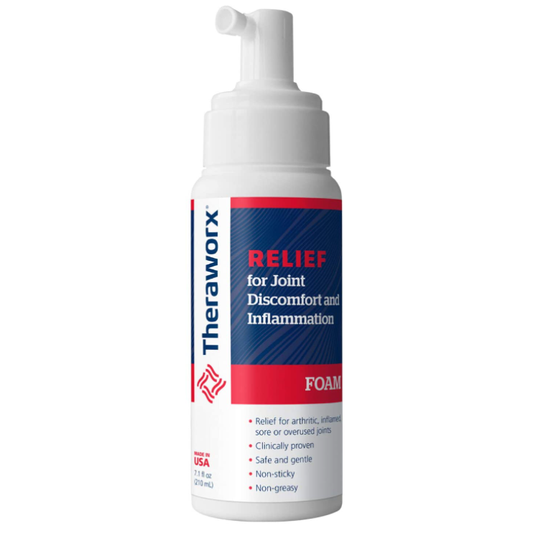 Theraworx Relief Joint Discomfort & Inflammation Foam 7.1 Oz