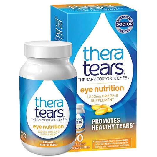Thera Tears Omega 3 Supplement For Eye Nutrition 1200mg Capsules