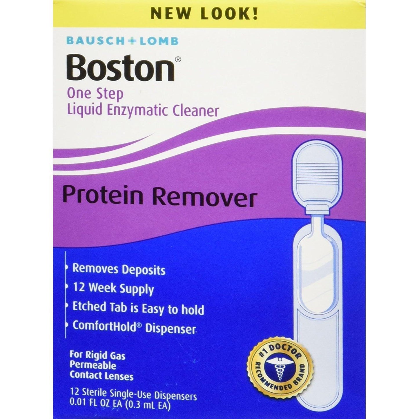 Bausch + Lomb Boston Enzymatic Cleaner, Liquid, One Step