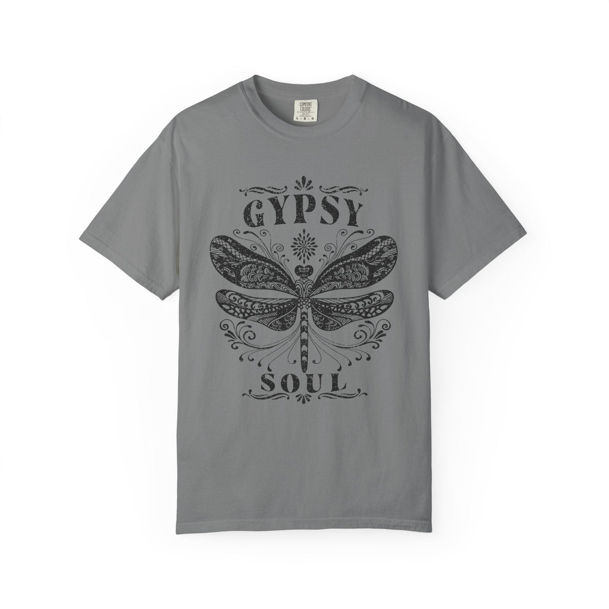 Gypsy Soul Dragonfly T‑Shirt — Boho Vintage Graphic Tee