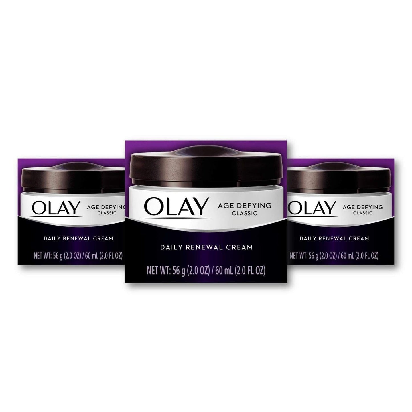 Olay Age Defying Classic Daily Renewal Cream, Face Moisturizer 2.0 Fl Oz