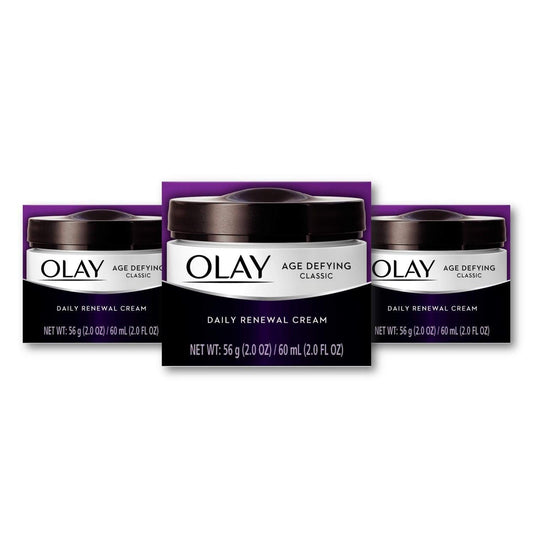 Olay Age Defying Classic Daily Renewal Cream, Face Moisturizer 2.0 Fl Oz