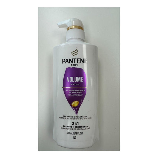 Pantene Pro-V Volume & Body 2 In 1 Shampoo & Conditioner,17.9 Fl Oz