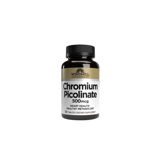 Windmill Chromium Picolinate 500 Mcg Tablets