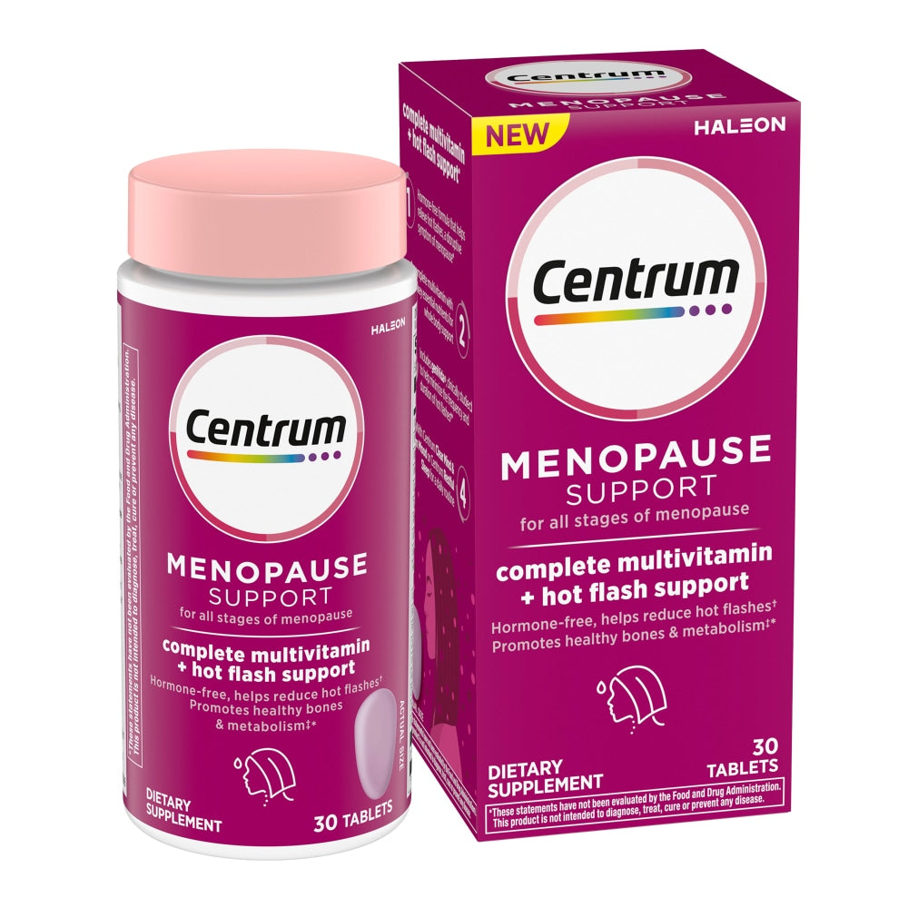 Centrum Multivitamin + Hot Flash Relief Tablets